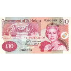 P12a Saint Helena - 10 Pounds Year ND (2004)